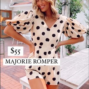Vestique Polka Dot Romper